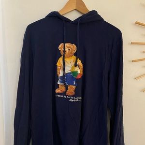 Polo Bear Hooded Sweatshirt